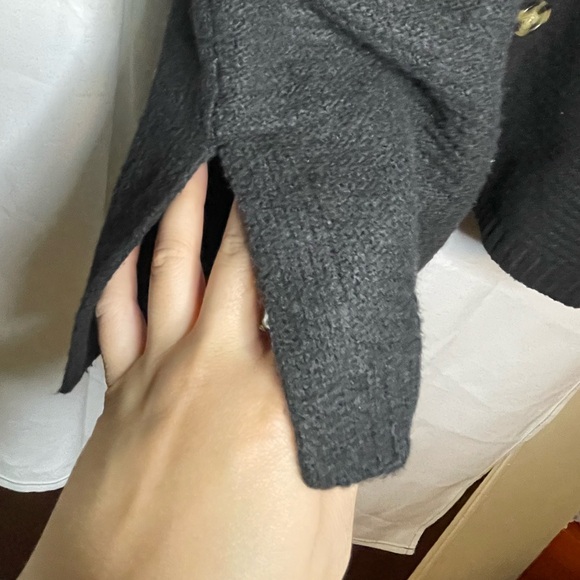 NWOT All Worthy by Hunter McGrady Black Button Down Cardigan Size S - Picture 8 of 14